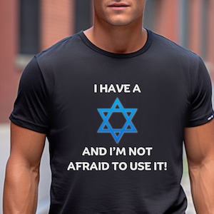 Stand with Israel Shirt - Bold Magen David T-shirt - Unapologetic Jewish Pride - Star of David Tee - Jewish Identity - Unique Judaica Shirt