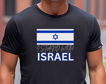 Express-Lieferung - Stand mit Israel-T-Shirt - Express-Versand - Israelische Flaggen-T-Shirt - Solidaritätsunterstützung - Stolze Nation - Einzigartiges Israel-Geschenk