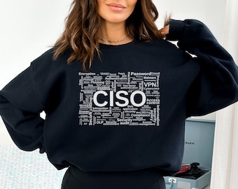 CISO Cybersicherheits-Begriffe Sweatshirt - Infosec Geschenk