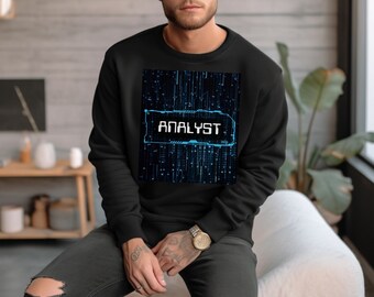 Felpa da analista dati, maglione da programmatore di progettazione tecnologica