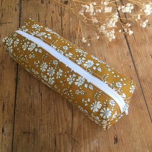 Liberty Capel mustard pencil case