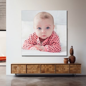 Photo to Canvas Personalised Wall Art with Your Pictures | Framed Custom Photo Canvas, Print Gifts for Special Occasions,Canvas Photo Prints
