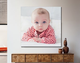 Photo to Canvas Personalised Wall Art with Your Pictures | Framed Custom Photo Canvas, Print Gifts for Special Occasions,Canvas Photo Prints