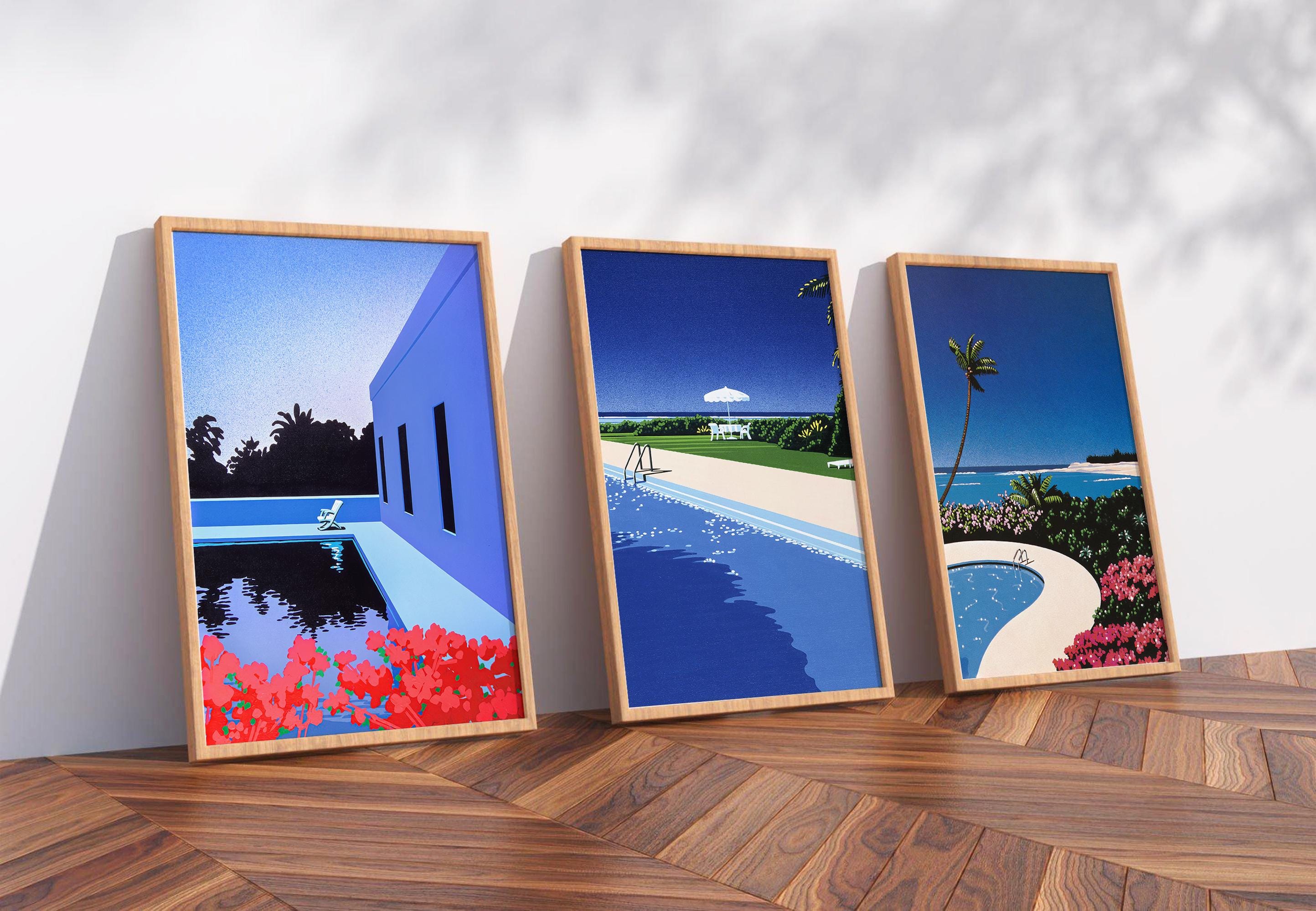 ナガイヒロシポスター 木製パネル加工の新品 Hiroshi nagai - Etsy 日本
