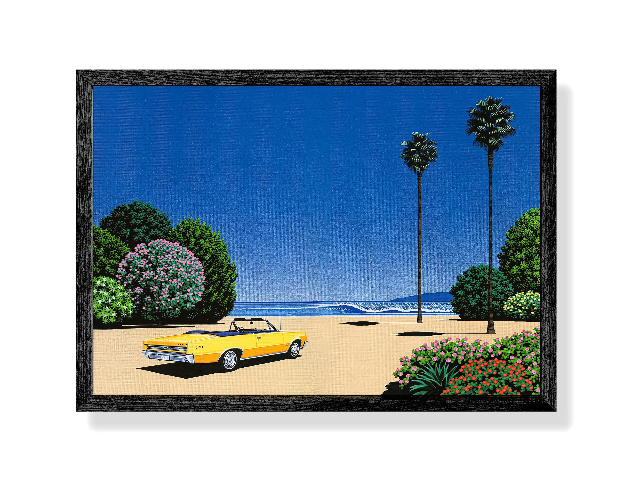 Hiroshi Nagai Coastline at Lover's Point Wooden Frame Art Print or