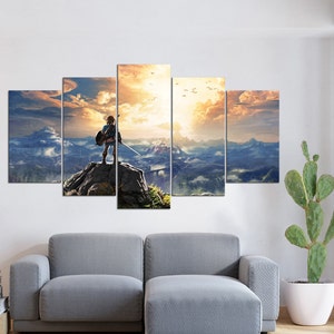 Zelda Canvas wall art- Zelda Video Game Canvas Print - Zelda Poster - Zelda Canvas Gift