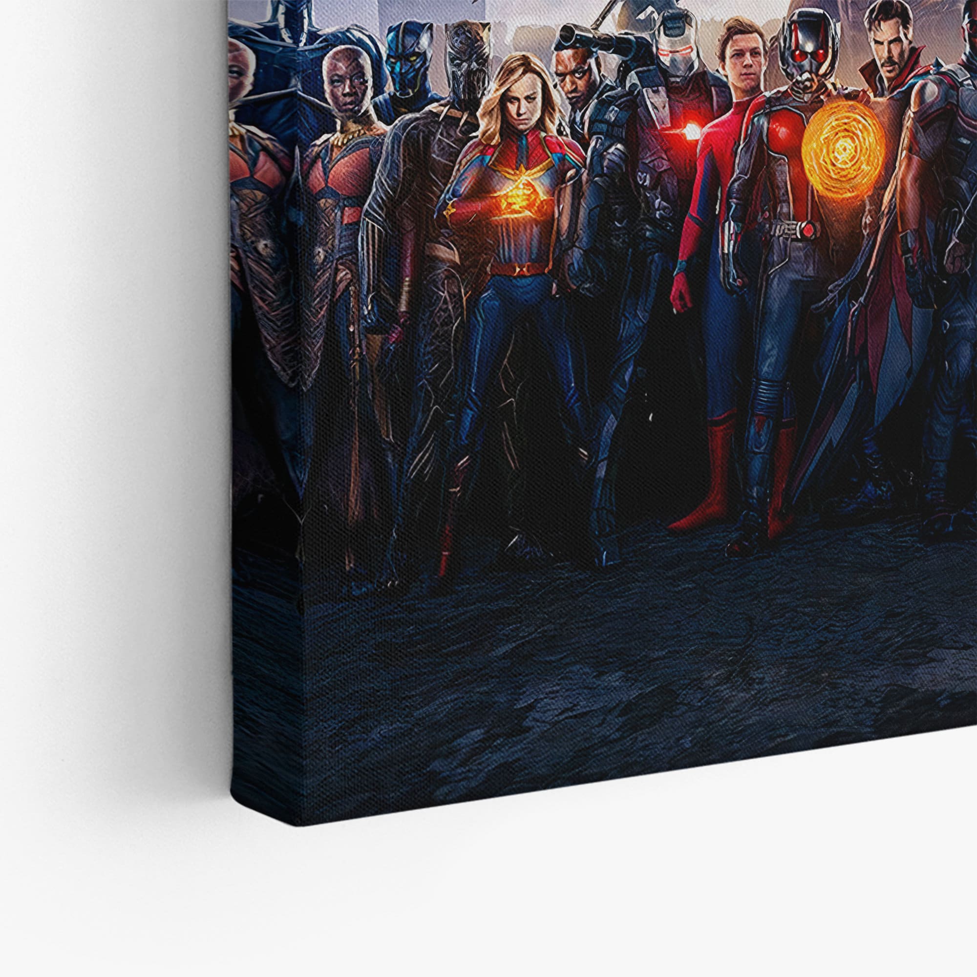 All Characters Marvel XXL Canvas Wall Art ' Blockbuster Fine Art ...