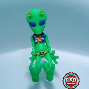 3D Printed Articulating Alien