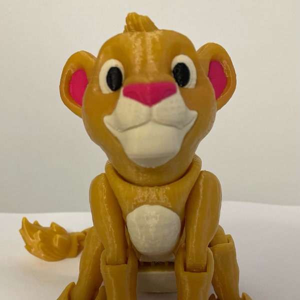 3D Printed Articulating Simba