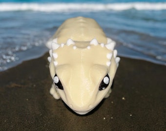 Cute 3D Printed Articulating Baby Bearded Dragon