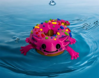 3D Printed Articulating Axolotl Donut