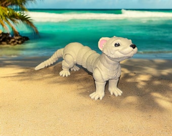 3D Printed Cute Articulating Ferret