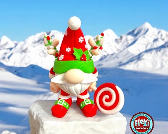 Cute 3D Printed Christmas Gnomes