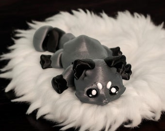 Cute 3D Printed Articulating Baby Raccoon