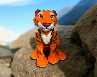3D Printed Articulating Tiger