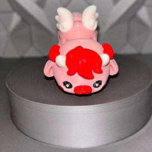 Cute 3D Printed Articulating Cupid Cow