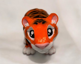 Niedlicher 3D Gedruckter Artikulierender Mini Tiger