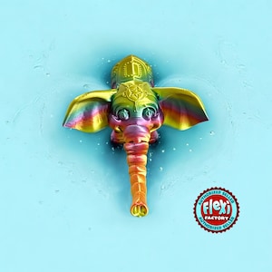 3D Printed Articulating Elephant