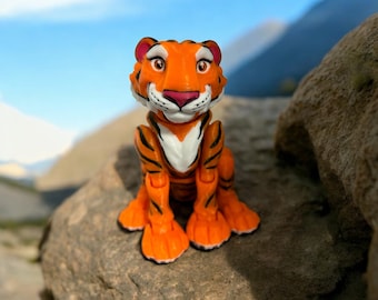 3D Gedruckter Artikulierender Tiger Extra Small