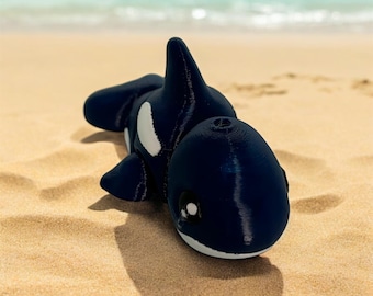 3D Printed Articulating Baby Orca