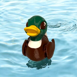 Cute 3D Printed Articulating Duckling
