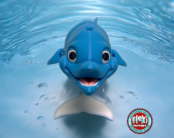 3D Printed Articulating Dolphin