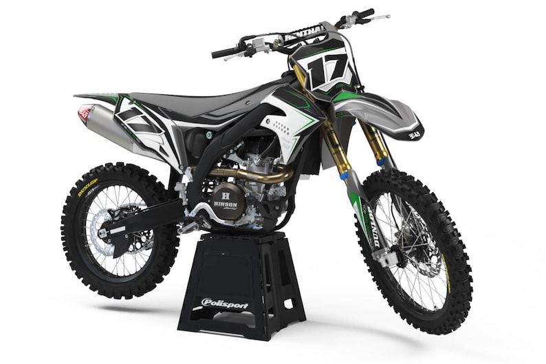 ONE INDUSTRIES Graphic Kit Dekorsatz Passend Für Kawasaki KX 125/250 03-06