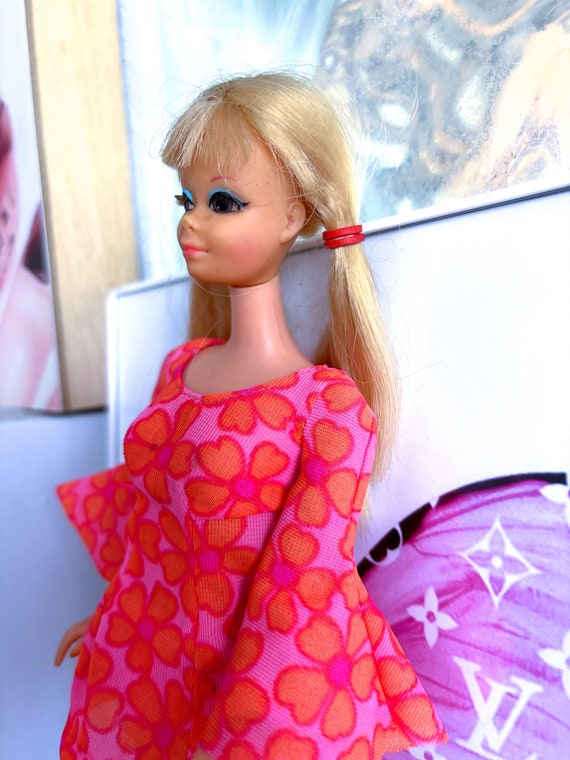 1969 VINTAGE Barbie Mod TNT Talking PJ Factory- Mute, Friend of