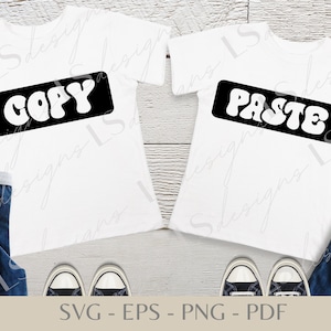Kopieren und Einfügen SVG, Zwillinge Beste Freunde SVG-Design, Kleinkind Kind Baby, Säugling PNG, Zwillinge, Zwillinge Shirt Download, passende Familie Shirt Designs