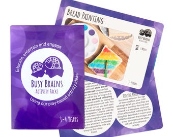 3-4 Years Activity Cards: Preschool Learning Ideas