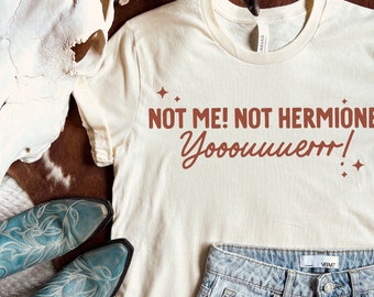 Ron Chess Tee - Not Me Not Hermione You Shirt, Wizard Chess, Once I Make My Move