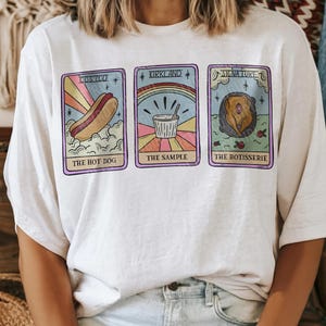 Carte de tarot Costco T-shirt COMFORT COLORS® - Cadeau Costco amusant | Chemise signature Kirkland | Glizzy à hot-dogs Costco