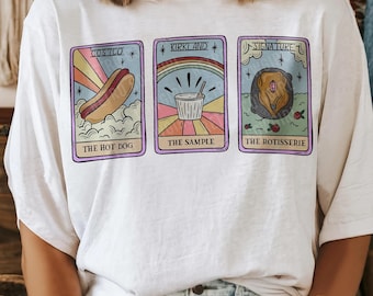 Costco Tarot Card COMFORT COLORS® Tee  - Funny Costco Gift | Kirkland Signature Shirt | Costco Hot Dog Glizzy