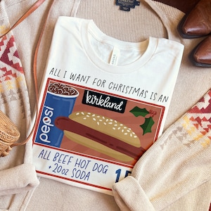 Christmas Costco Hot Dog Shirt - Handmade T-Shirt | Funny Costco Gift | Kirkland Signature Shirt