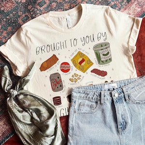 Girl Dinner - Handmade Funny Girl Aesthetic T-Shirt | Tiktok Trend Tee | Pickle Girl Crewneck | Charcuterie Shirt