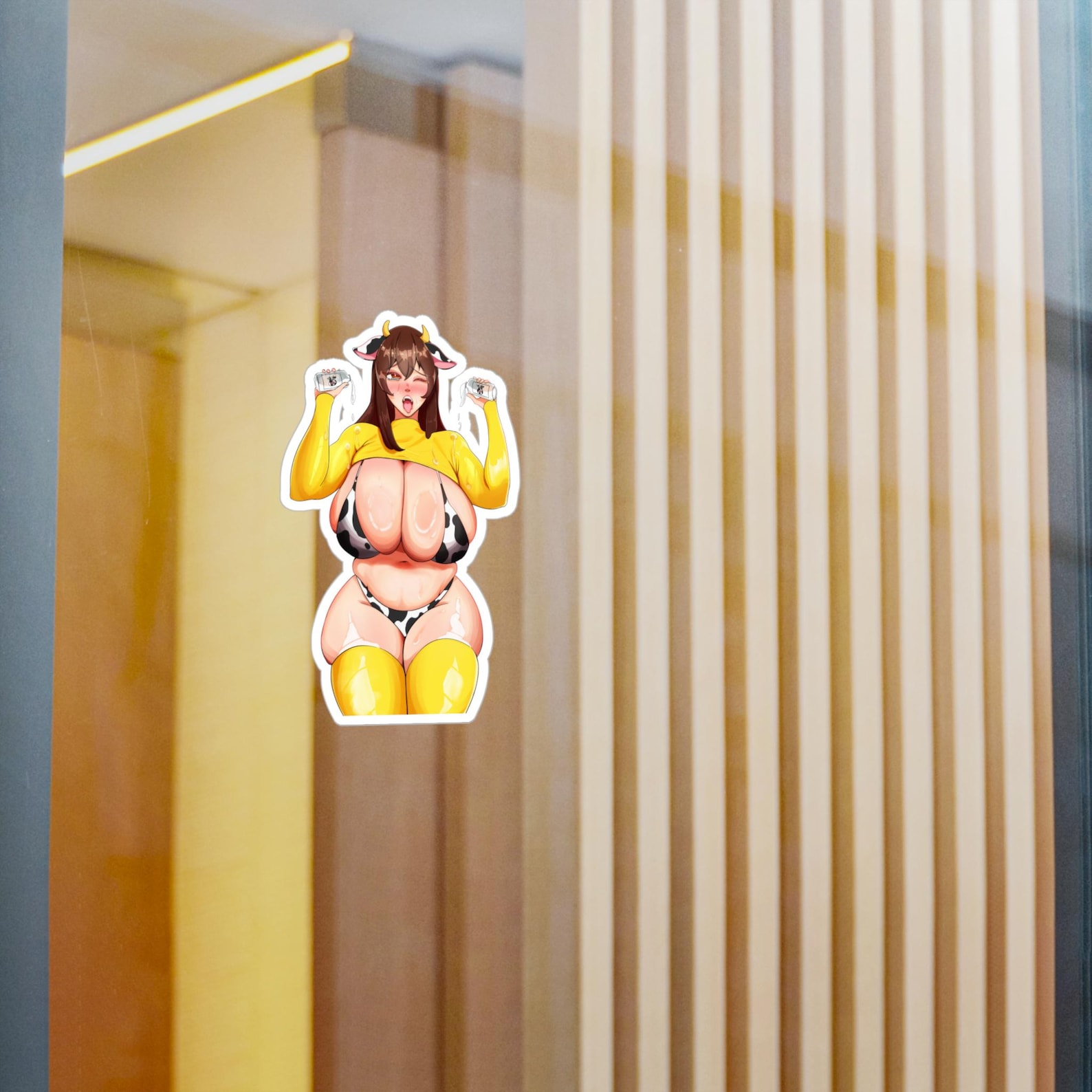 Thicc Mommy Milkers Anime Cowgirl - Die-cut Sticker - Etsy