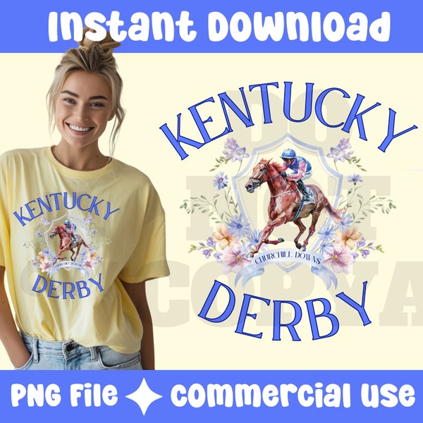 Kentucky Derby PNG, Kentucky Png, Kentucky Coquette Png, Roses Png, Horseshoe, mint julep, big hat png, racehorse png, sublimation design