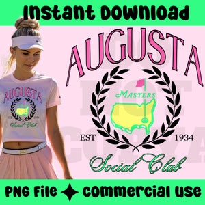Golf Png, Golf digitale download, Masters Png, Augusta Png, Golftoernooi Png, Preppy Png, Preppy Golf Sublimatie Design Shirt Bag Travel