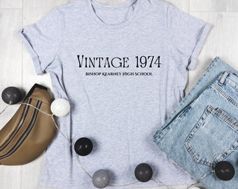 Klasse von 1974 - Vintage 1974 - Bischof Kearney High School Shirt