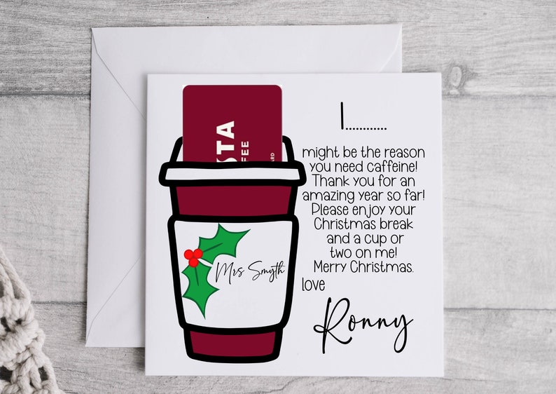 CHRISTMAS TEACHER GIFT, Teacher and Nursery Thank You Gift, Teacher End