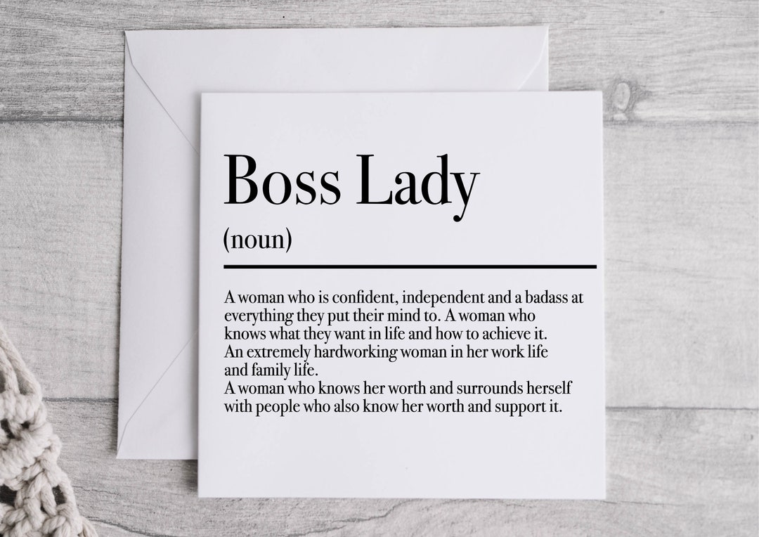 BOSS LADY CARD Boss Lady Definition Card Card For Boss New Etsy UK boss-lady-card-boss-lady-definition-card-card-for-boss-new-etsy-uk