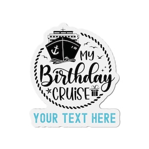 Personalized Cruise Door Magnets, Cruise Door Decorations, Custom magnetic cruise, Birthday Cruise, personalized cruise door magnet sign