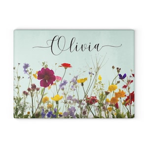 Personalized Glass Cutting Board, Wedding or New Home Gift, Wedding Gifts, Personalized Gifts, Custom Glass Cutting Board, Birthday Gifts