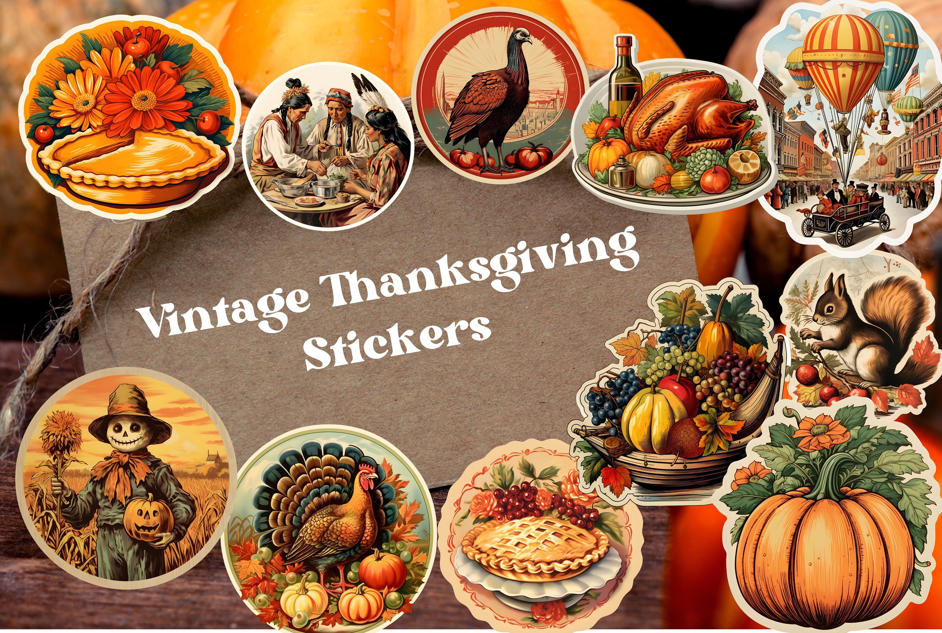 Thanksgiving Stickers