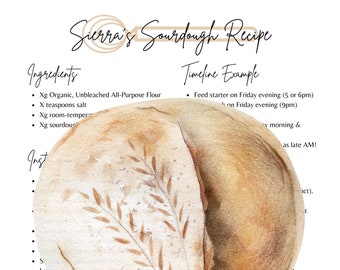 Sierra's Sourdough Bread Recipe | sourdough starter instructions & recipe for homemade sourdough bread! Homesteading, 3 pages w/ photos