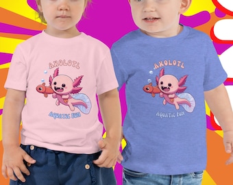 Axolotls aquatic fun T-shirt, Cute Axolotl Salamander Lover T-Shirt Cute Axolotl Lover Gift, Adult, Youth, Kid Who Loves Axolotls