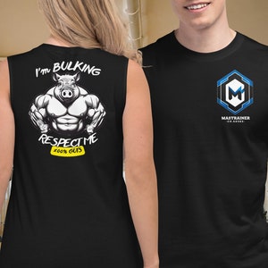 BULKIN tank top, Custom Text Unisex Tank Top, Personalized Tank Top, Custom Design, Custom Sport Team Tank Top, Front Back Print
