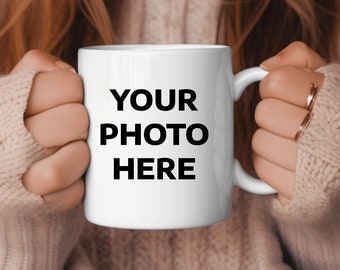 Benutzerdefinierte Haustiertasse mit Haustierfoto + Name, individuelle Hundetasse, Hundekaffeetasse, personalisierte Haustiertassen, Hundemama-Tasse, personalisierte Katze-Papa-Tasse, neue Hundetasse