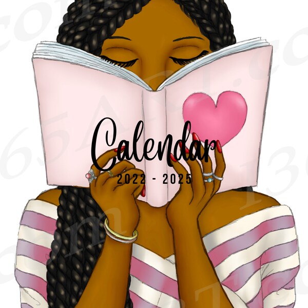 Black Girl Calendar 2022 Etsy