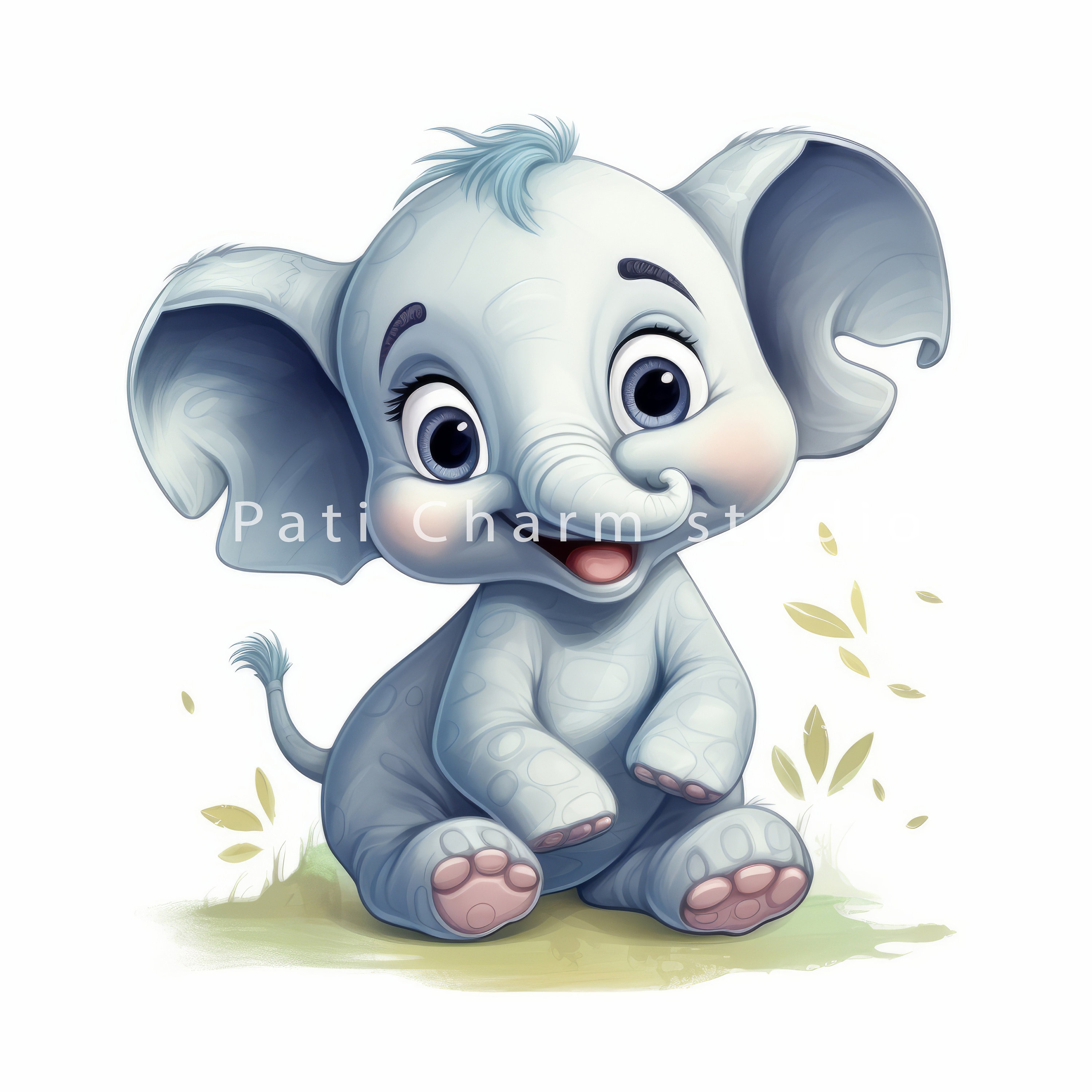 Baby Jungle Animal Clipart, High Quality, Safari Nursery Decor ...